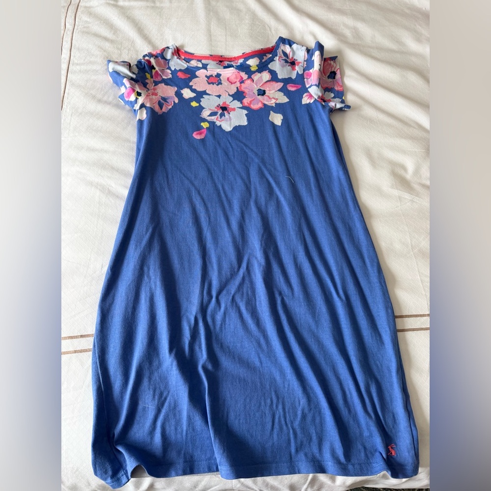 Joules Blue and Pink Floral Top
